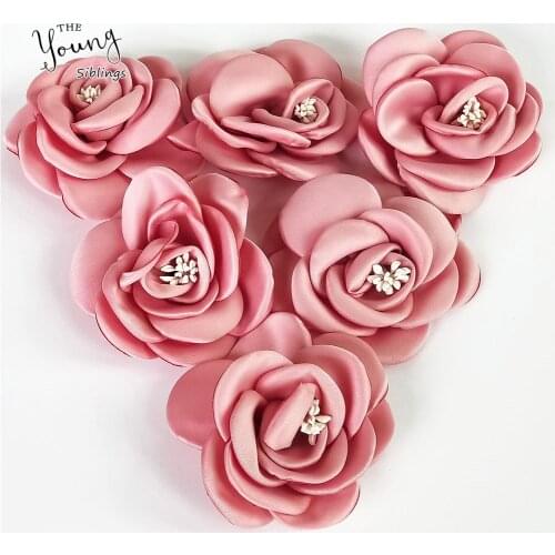 Fine Rose Cloth Artificial Flower For Wedding Party Home Room DIY Marriage Shoes Hats Accessories Silk Flower Decor Accessories