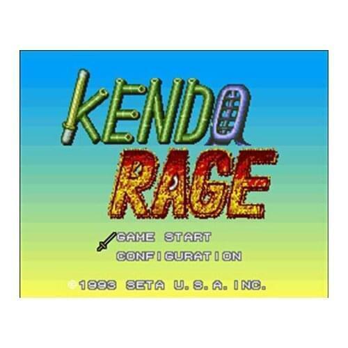 Kendo Rage 16 bit Big Gray Game Card For NTSC Game Player Drop Shipping