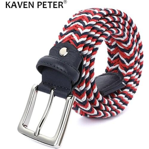 Male Belt Wax Rope Weaving Tactical Canvas Belts For Men Women Fashion Military Strap Colorful Metal Alloy Pin Buckle