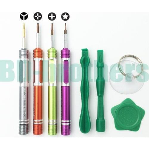 New 8 in 1 Opening Tools Kit 0.6Y + 1.3 Phillips + 0.8 Pentalobe Screwdrivers Key For iPhone 7 Dedicated Repair Tool 50set/lot