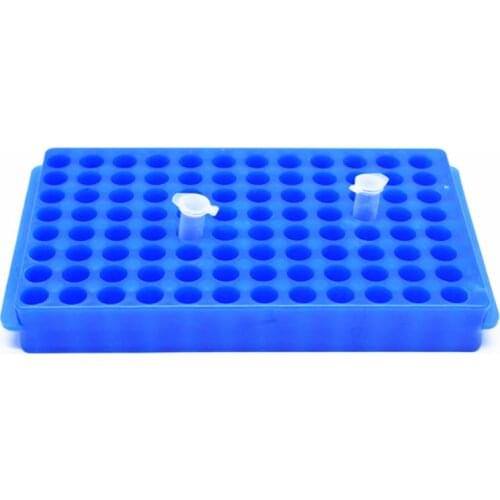 Plastic Rack for Micro Centrifuge Tubes (2.0 Ml, 1.5 Ml, 0.5 Ml, and 0.2 Ml), 96 Position