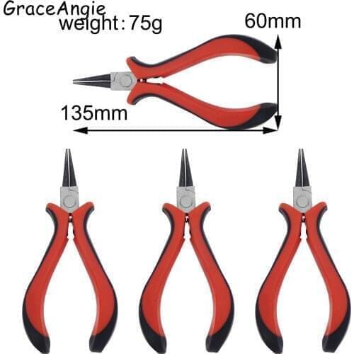 Jewelry Beading Pliers Mini Round Nose Precision 135*60mm Long Nose Plier Press tool Multi tool Forceps Repair Hand Tools