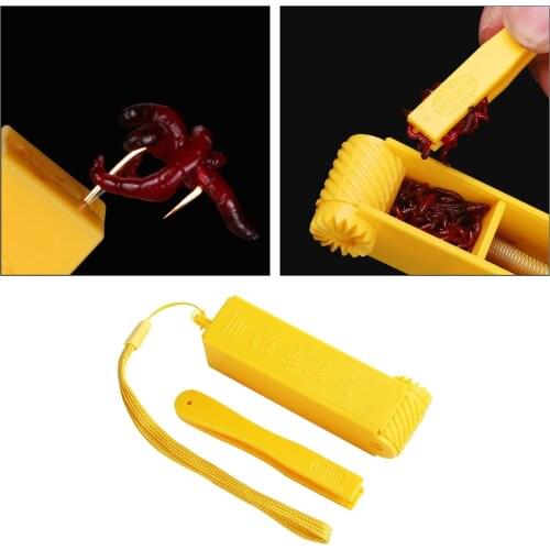 Fishing Bait Bander Tool Earthworm Bloodworm Clip Baits Lures