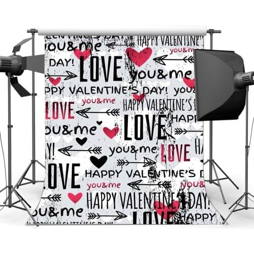 Happy Valentines Day Backdrop Sweet Love You and Me Cupids Arrow Romantic Wallpaper Background