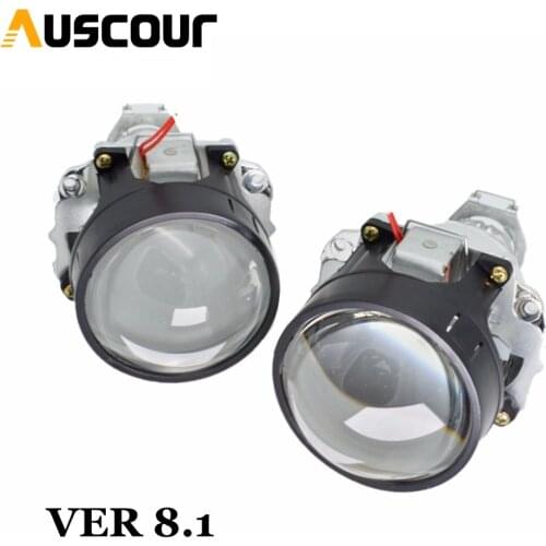VER 8.1 2.5inch Bi-xenon Hid Projector Lens Retrofit For Universal Car Hella5 Light Effect for Toyota Ford Camary