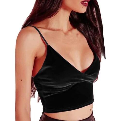 Vintage Black Tops For Women Crop Top V-neck Camis Top Tank Sexy Sleevelss Backness Flannel Waistcoat Tee Streetwear Camisole