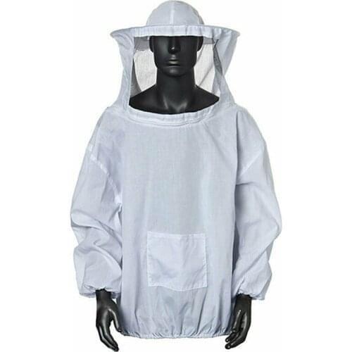 Beekeeper Beekeeping Protective Veil Suit Dress Jacket Smock Bee Hat Equipment