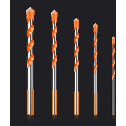 5/6PCS Ultimate 4-12mm Triangle Drill Bits for Glass Punching Hole Marble