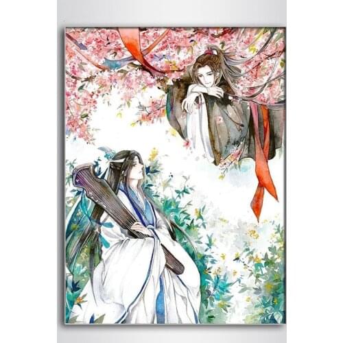 5d Diy Diamond Painting Mo Dao Zu Shi Figure Wei Wuxian Anime Cross Stitch 3D Diamond Mosaic Full Square Drill Resin Home Decor