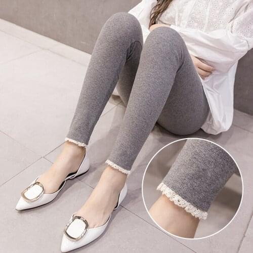 8019# Maternity Pants Spring Autumn Support Abdomen Stretch Belly Support Pants Maternity Leggings Maternity Trousers