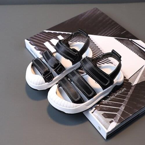 Childrens Baotou Sandals 2021 New Summer Boys' and Girls' Korean Soft Soled Antiskid Beach Shoes Baby Girl Shoes