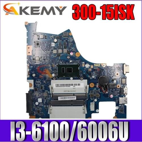 BMWQ1/BMWQ2 NM-A482 Original mainboard For Lenovo 300-15ISK Laptop motherboard with I3-6100/6006U CPU 100% Fully Tested