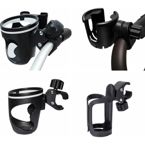 Baby Stroller Cup holder with phone holder Universal Rack Bottle 360 Rotatable Cup Holder for Milk Bottle Cart Pram Accessories