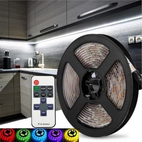 DC 5V USB Dimmerable SMD 2835 LED Strip Light With RF Remote IP21 IP65 Waterproof 3528 Flexible Tape Night Lamp