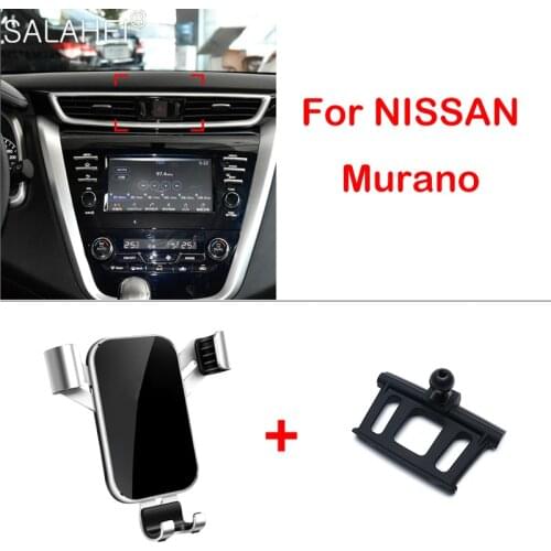 Gravity Car Mobile Cell Phone Holder Air Vent For Nissan Murano 2015 2016 2017 2018 GPS Mount Support Accessories Styling