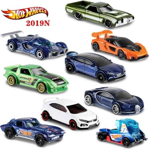 Hot Wheels Mini Car 2019 NO.5-224 TESLA MAZDA FORD CHEVY Metal Diecast Model Kids Toys Gift Collection Alloy
