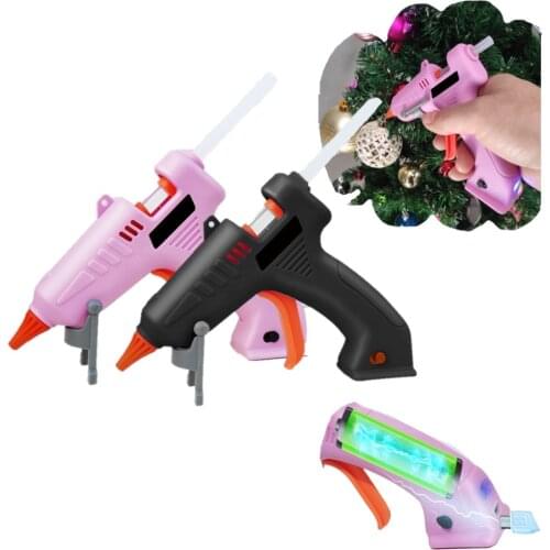 Lithium-ion Hot Glue Gun Rechargeable Lithium Battery Wireless Repair DIY Holder Electric Heat Temperature Repairs Tool