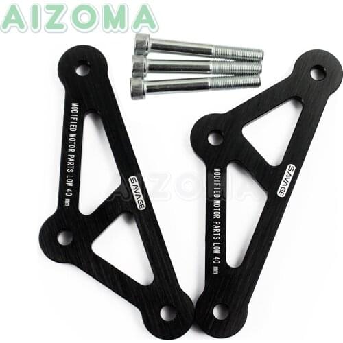 2014-2015 2016 For KAWASAKI Z1000 CNC Aluminum Motorcycle Rear Drop Suspension Frame Lowering Link Kit w/ Bolts
