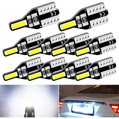 T10 W5W LED Bulb 7020 SMD 168 194 Car Accessories Clearance Lights Reading Lamp Auto 12V 6000K White for BMW Audi Mercedes
