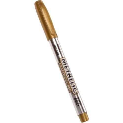 DIY Metal Waterproof Permanent Paint Marker Pens Gold Supplies Pens School Silver Craftwork For Drawing And Marker R3P6