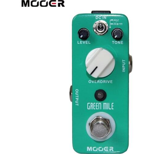Mooer Green Mile Mini Overdrive Guitar Effect Pedal Micro Electric Guitar Pedal True Bypass Guitar Parts & Accessories