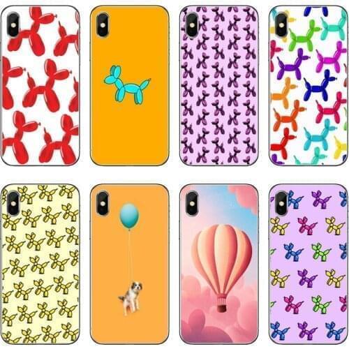 Dog balloons pattern Silicone Phone Case For Xiaomi Redmi 9T 9C 9A 7 7A K20 6 6A S2 Redmi Note 9S 9T 9 8 8T 7 6 5A Pro