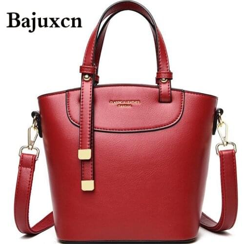 Bags for Women Leather Casual Crossbody 2020 Ladies Luxury Designer Tote Handbag Top-Handle High Quality Shoulder Bag Sac A Mai