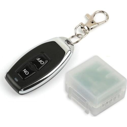 433Mhz RF Remote Control Circuit Universal Wireless Switch DC10V 12V 1CH Rf Relay Receiver And Keyfob Transmitter For Garage