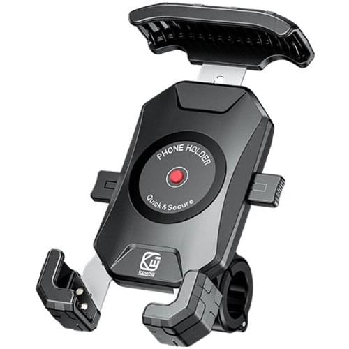 Waterproof Scooter Phone Clip Motorbike Phone Mount Holder for i-phone Sam-sung 3.5-6.5" Samrtphone 360° Rotation