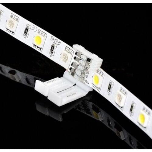 10pc 5pin RGBW Connector 5 pin RGBW Led Strip Clip Connector for 12mm Width