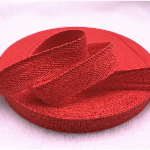3yards/lot 10mm/20mm Herringbone Tape Ribbons 100% Cotton Woven Ribbon Sewing Wedding Decoration DIY Fabric Crafts #05