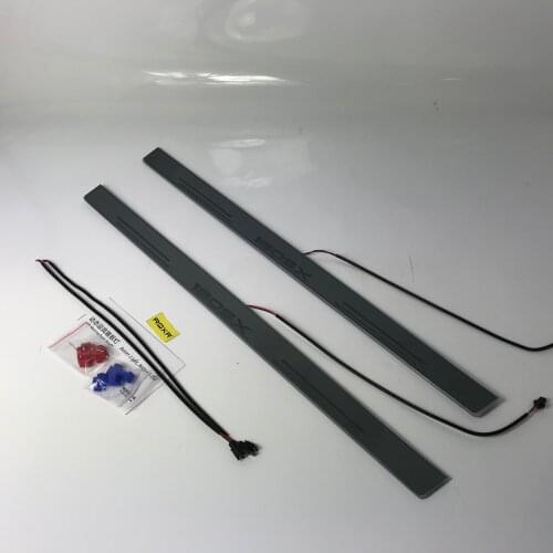 Acrylic mobile LED welcome scooter wear plate door sill frame path light for Nissan 180SX accessories dedicated Flow/fixed light
