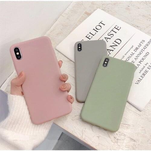 TPU Candy color soft cover Case For samsung galaxy A6 A6+ Plus A7 A9 A8 A8+ Plus 2018 S7 S8 S9 S10 e S10e S10 Plus M10 M20 Cases