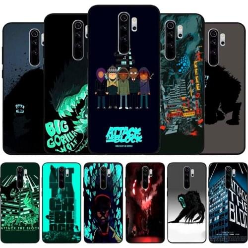 Attack the Block black Silicone Phone Case For Redmi note 9 8 7 Pro S 8T 7A Cover