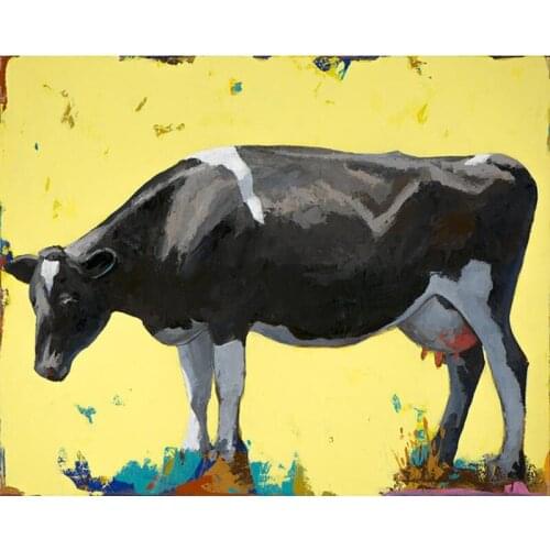 DIY Painting By Numbers Cow Kit Oil Picture By Numbers Animals Wall Art Painting on Canvas Home Decoration Gift