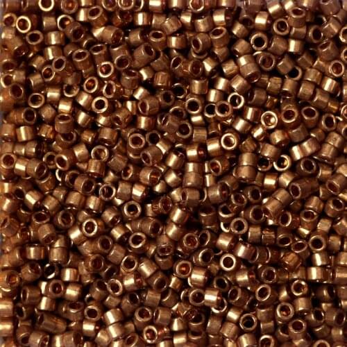 FAIRYWOO 5 Grams/Bag Miyuki Bead DB115 Coffee Gold Color Bead Miyuki Delica Seedbead 11/0 Made In Japan Glass Bead Wholesale