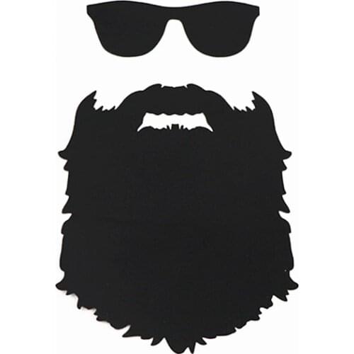 Fuzhen Boutique Decals Exterior Accessories Fun Beard Style Car Sticker and Decals Decorative Supplies Vinyl Motorcycles PVC