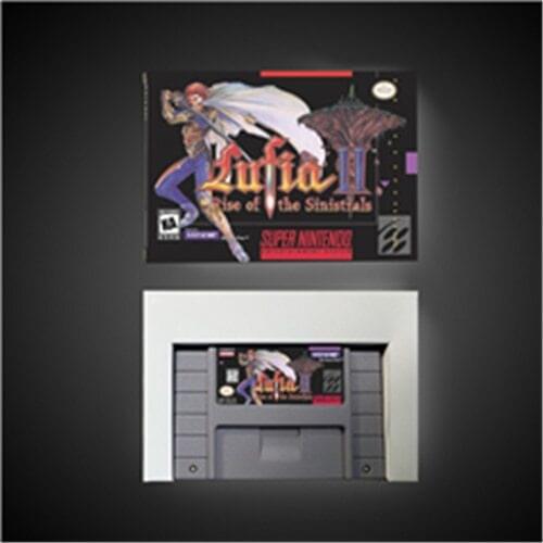 Lufia II 2 Rise of the Sinistrals - RPG Game Card Battery Save US Version Retail Box