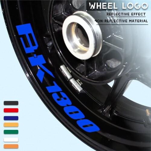 Motorcycle Wheel Sticker Reflective Moto waterproof rim decal Rim Tape suitable for SUZUKI BK1300 bk 1300