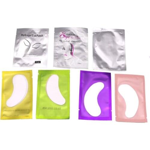 20/50 Pairs Eyelash Extension Patches Under Eye Pads For Grafting Eyelashes Paper Eye Gel Sticker Wraps Lash Patch Makeup Tool