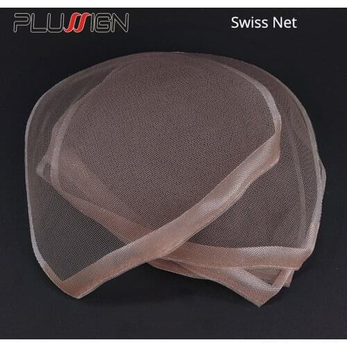Plussign Professional Lace Front Wig Material Mono Net Lace Wig Cap Base Net Good Quality U Part Swiss Cap Tools Wig Closure