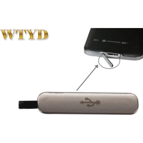 For Galaxy S5 USB Charger Dock Port Dustproof Cover for Galaxy S5 Smartphone Replacement Part for Galaxy Spare Part