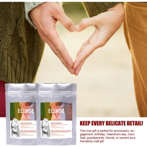 DIY Clone Powder Hand Mold Powder Valentines Day 3D Baby Handprint Plaster Cast For Hands Foot Making Mould Meterial