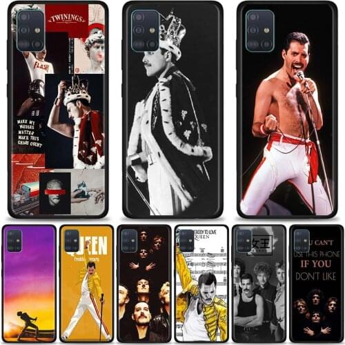 Phone Case For Samsung Galaxy A51 A71 5G A21s A11 A31 A41 A91 A72 A12 A02s Soft Silicon coque TPU Fundas Freddie Mercury Queen