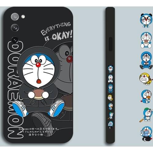 Flat Edges Design Side Printing Silicone Case For Samsung Galaxy Note 10 Lite 20 Back Cover For Samsung S11 Plus S20FE S21 Ultra