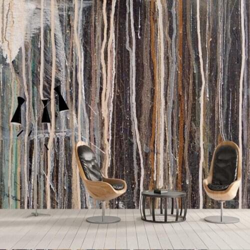 Modern Wall Art Custom Wallpaper Murals Abstract Texture Oil Living Room Paint Ideas Wallpaper Design for Bedroom Room Decor
