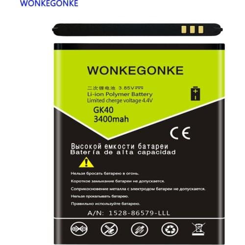 WONKEGONKE GK40 / MOT1609BAT / M0T1609BAT Battery for MOTOROLA MOTO G4 Battery PLAY XT1607 XT1609 XT1600 Batteries