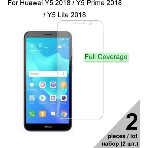 Tempered Glass For Huawei Y5 2018 / Y5 Prime / Y5 Lite 2018 Full Cover Screen Protector Protective Glass For Huawei Y5 2018