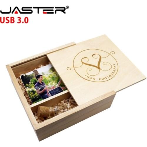 JASTER 1PCS free LOGO Album bottle USB 3.0 flash drive pendrive 4GB 8GB 16GB 32GB 64GB customer LOGO wedding gift 180*180*55mm