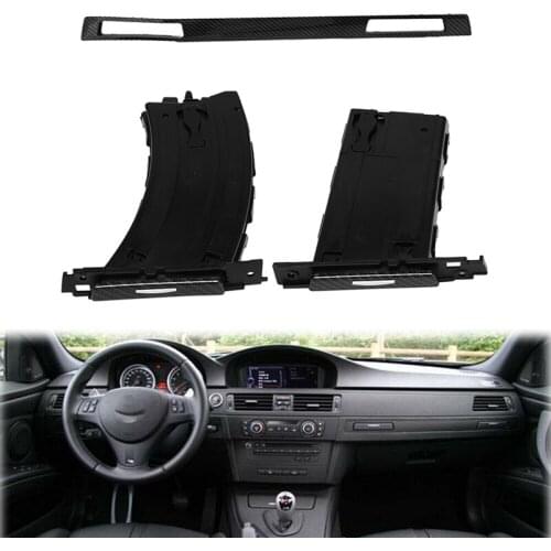 Car Left & Right Cup Holder Set with Trim Panel for-BMW E90 E91 E92 E93 2005-2012 51459173469 51459173463